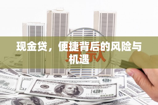 雷山现金贷，便捷背后的风险与机遇