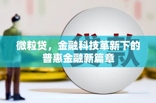 雷山微粒贷，金融科技革新下的普惠金融新篇章