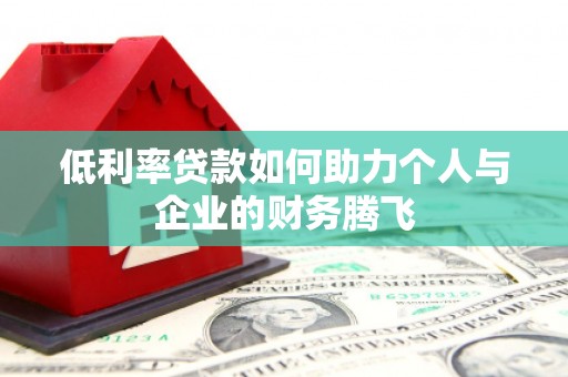 雷山低利率贷款如何助力个人与企业的财务腾飞