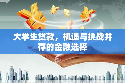 雷山大学生贷款，机遇与挑战并存的金融选择